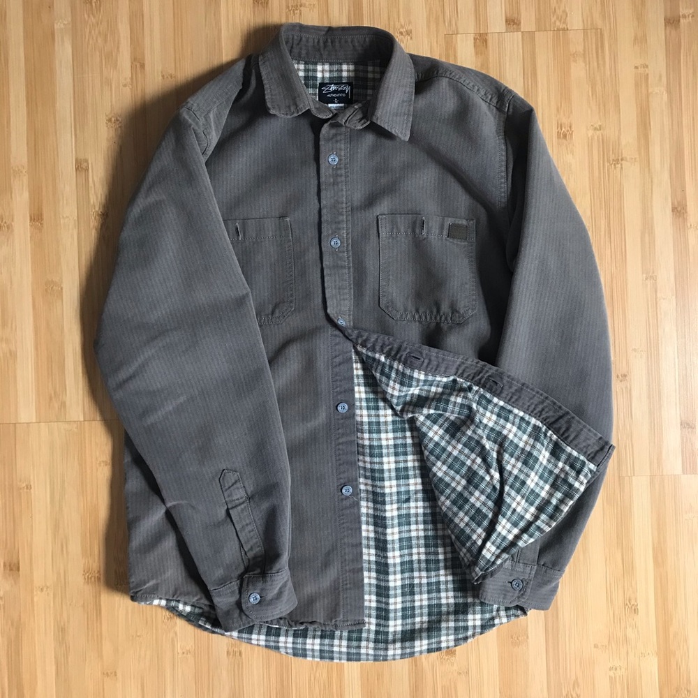 Stussy Flannel Lined Button Up